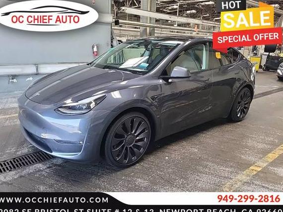 TESLA MODEL Y 2022 7SAYGDEFXNF394699 image